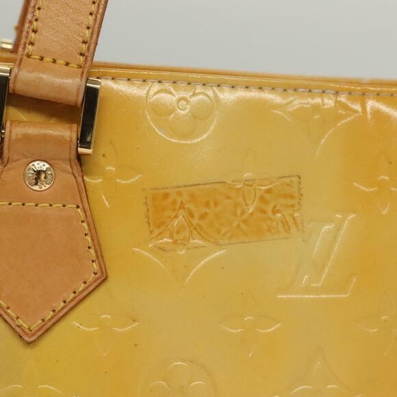 LOUIS VUITTON Monogram Vernis Houston Hand Bag Gris M91053 - Picture 4 of 13